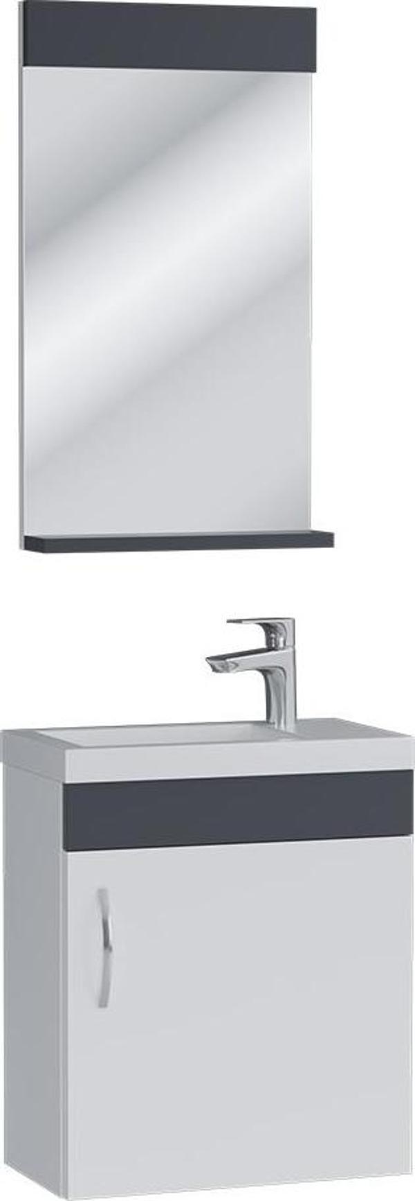 UBM Zerde 50 cm Banyo Dolabı Anrasit - Image 1