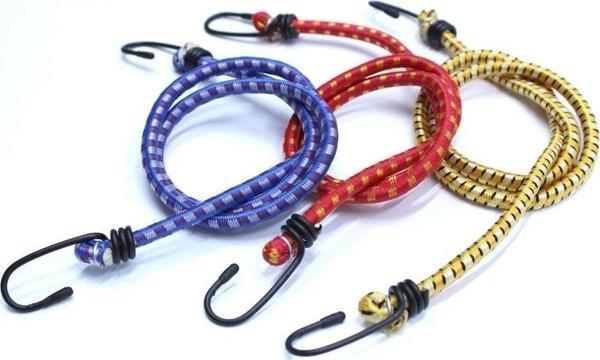 Bisiklet - Motosiklet - Otomobil - Atv Bagaj Lastiği 3LÜ Paket 10MM X 80 CM - Image 1