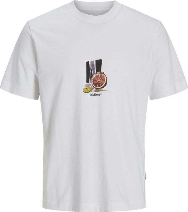 Jack&Jones 12273162 Jorvarenna Tee Ss Crew Neck Beyaz - Image 1