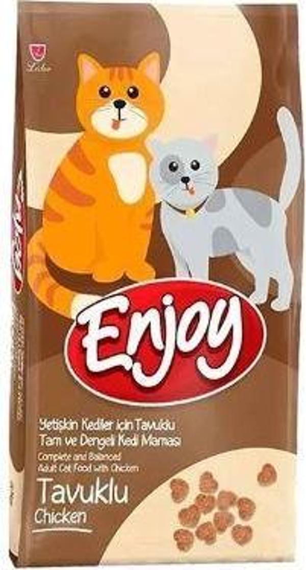 Enjoy Tavuklu Yetişkin Kedi Maması 15 Kg - Image 1