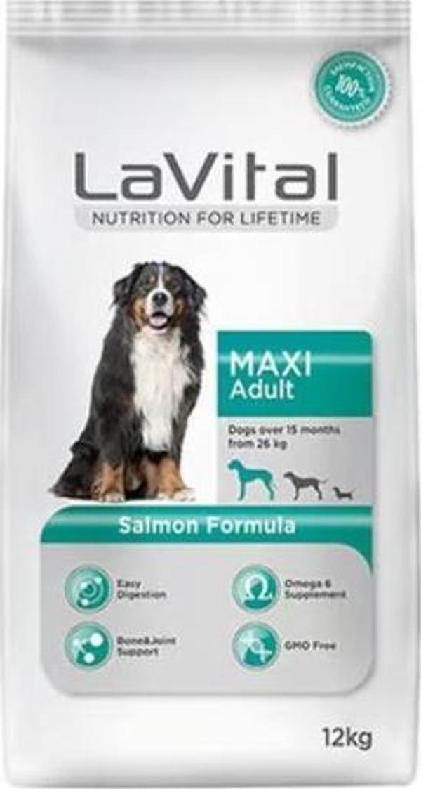 La Vital Somonlu Maxi Yetişkin Köpek Maması 15 Kg - Image 1