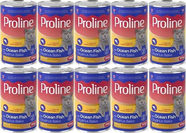 Proline Okyanus Balıklı Yetişkin Kedi Konservesi 395 Gr*10 Adet - Image 1