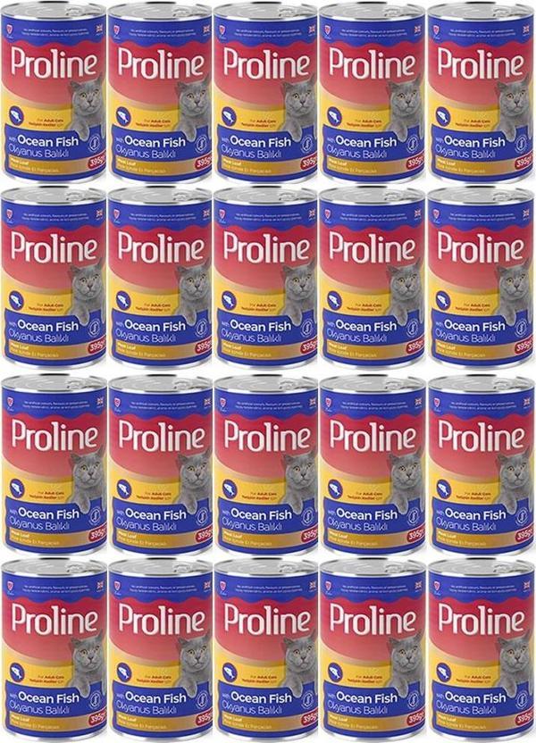 Proline Okyanus Balıklı Yetişkin Kedi Konservesi 395 Gr*20 Adet - Image 1