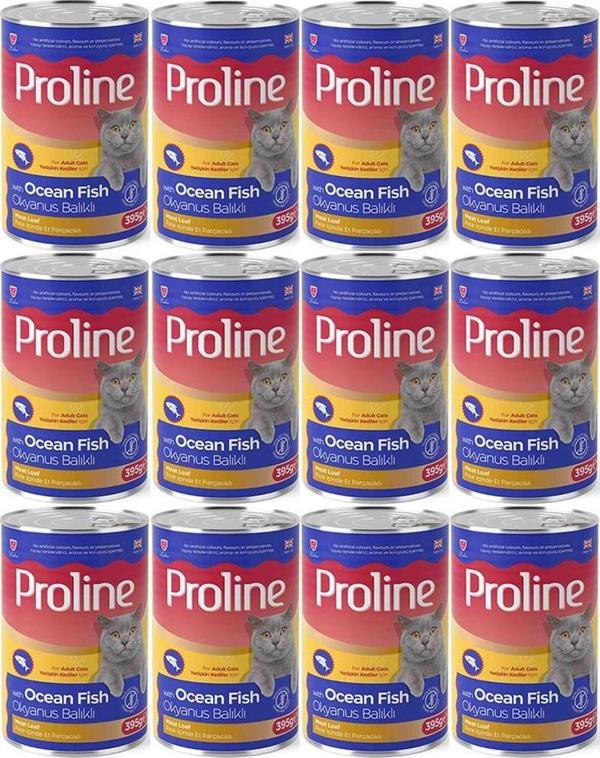 Proline Okyanus Balıklı Yetişkin Kedi Konservesi 395 Gr*12 Adet - Image 1