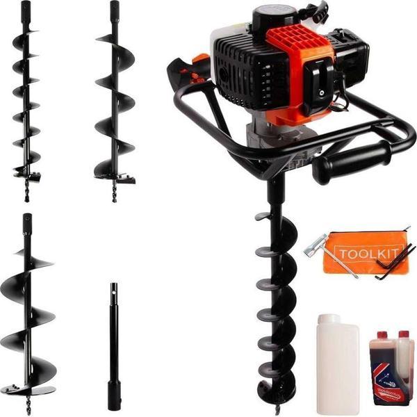 Gardenpro TKDZ-03/52 Toprak Burgu Makinası Set-3 - Image 1