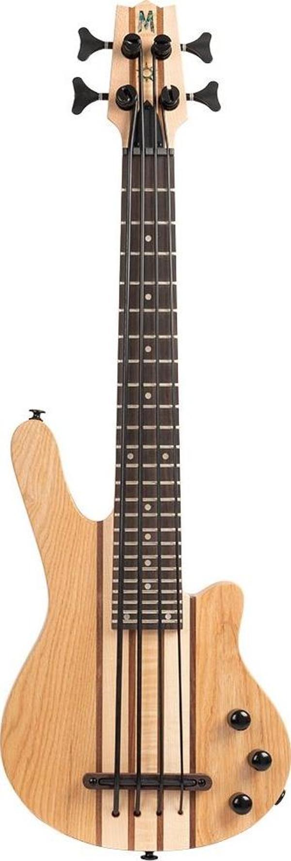 Mahalo MEB1PRO Elektro Bas Ukulele (Natural) - Image 1