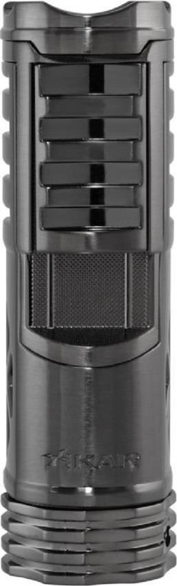 Xikar Tactical Single Lighter Gunmetal Siyah Puro Çakmağı - Image 1