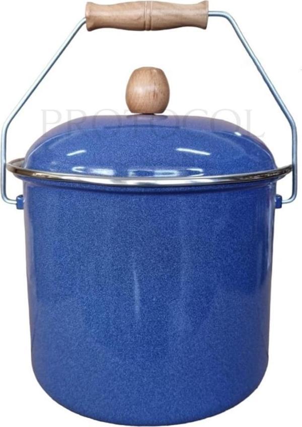 Emaye Yoğurt Tenceresi Emaye Bakraç 20 Cm 5 Litre - Image 1