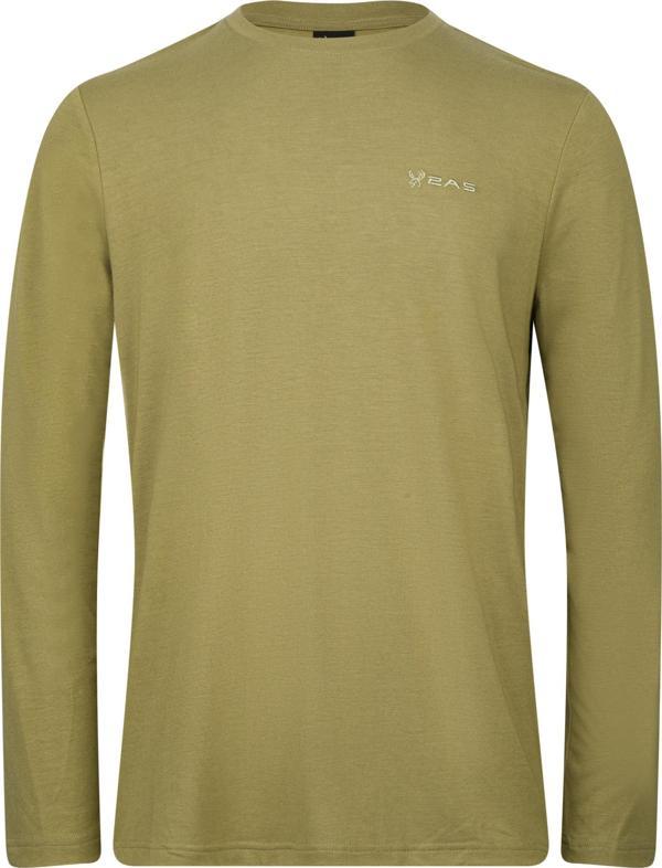 2AS Vernon Erkek Uzun Kol Viloft T-Shirt Yeşil - Image 1