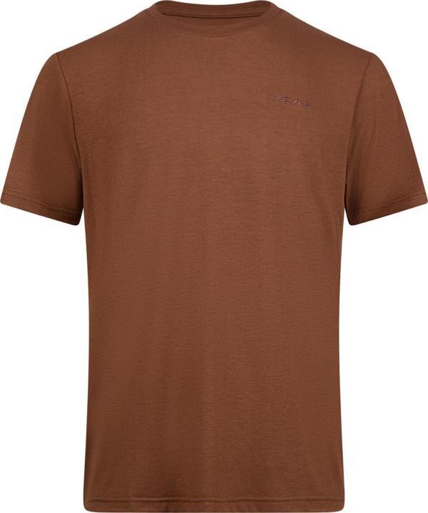 2AS Winson  Erkek Viloft Sıfır Yaka T-Shirt Kahverengi - Image 1
