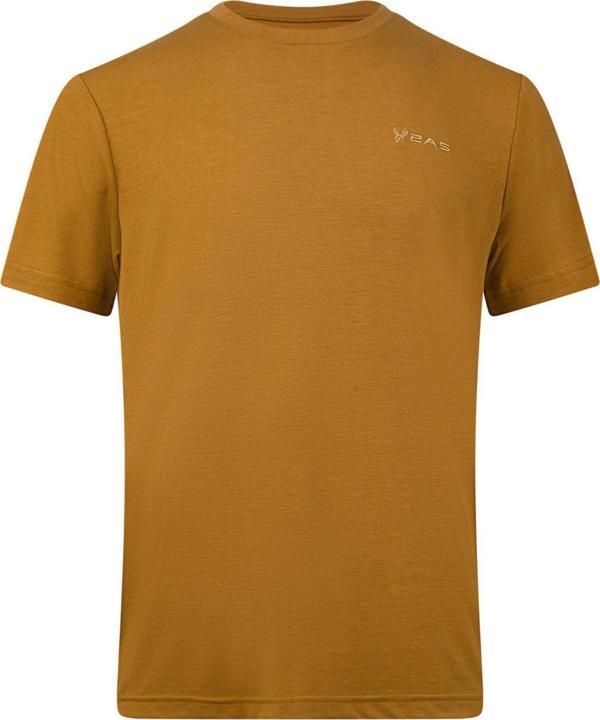 2AS Winson  Erkek Viloft Sıfır Yaka T-Shirt Açık Kahverengi - Image 1