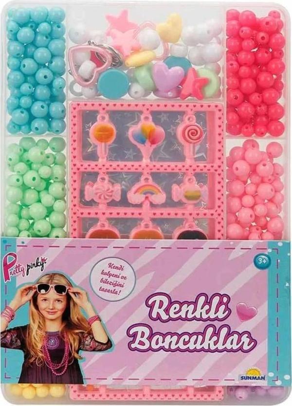Nessiworld Pretty Pinky Renkli Boncuklar Seti - Image 1