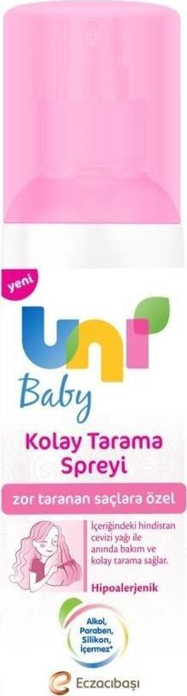 Uni Baby Kolay Saç Tarama Spreyi 200 ml - Image 1