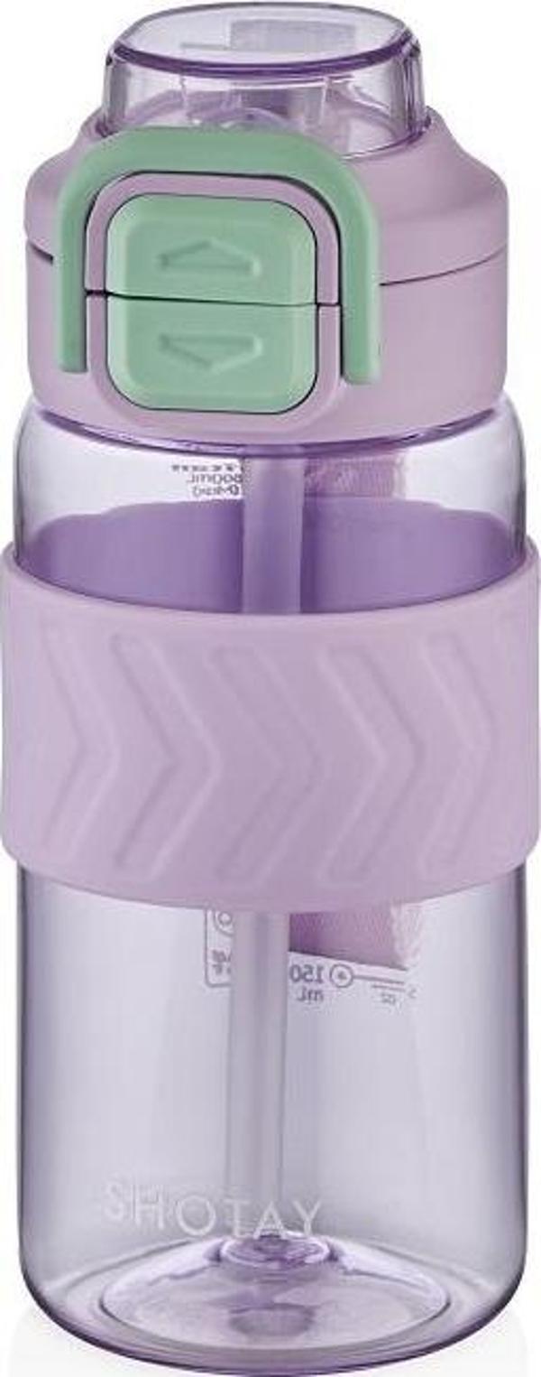 Shotay ST-7234 600ml Mor Pipetli Tritan Matara - Image 1
