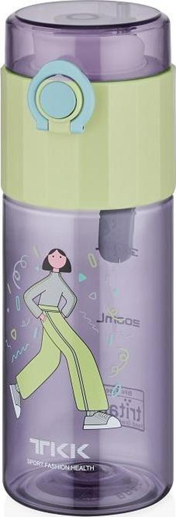 Vagonlife Tkk T1013 500ml Desenli Yeşil Matara - Image 1