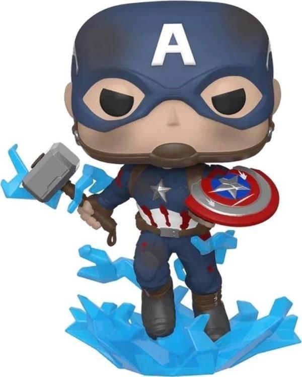Nessiworld Funko POP Marvel: Endgame Captain America with Broken Shield - Image 1