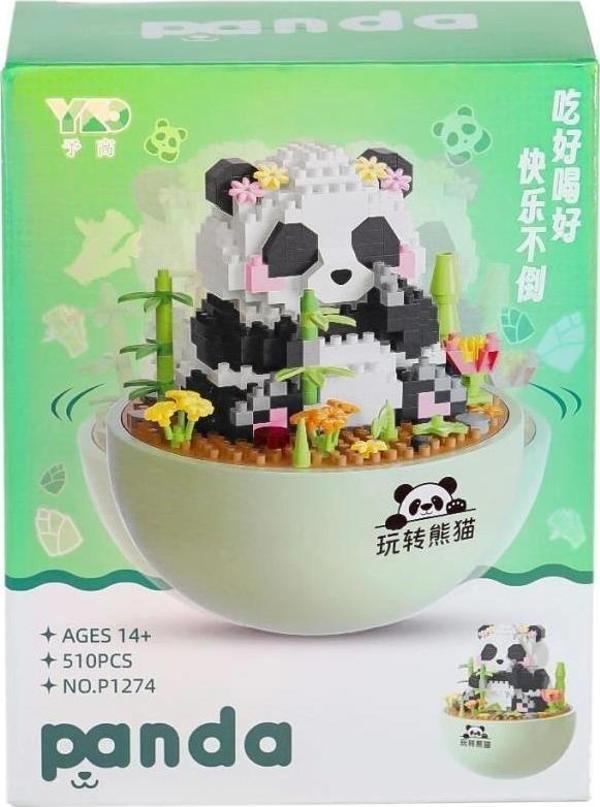 Nessiworld P1274 Panlos Panda Blok Seti 510 Parça -Vagon life - Image 1