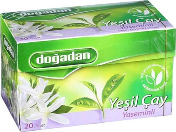 Doğadan Yeşil Çay Yaseminli 20 Adet X 2 Adet - Image 1