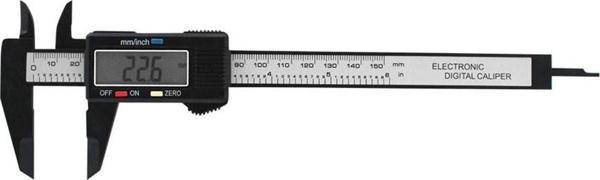 Hegi Kumpas Dijital Lcd Ekran Karbon Fiber Hassas 150Mm Kalınlık Ölçer - Image 1