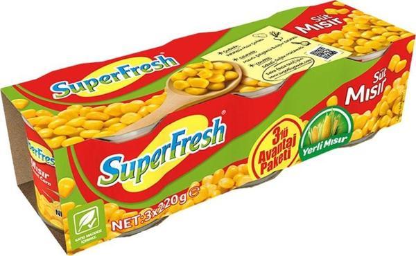 Superfresh Mısır (3 X 220 G) X6 Adet - Image 1
