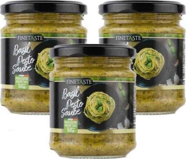Fine Taste Fesleğen Pesto Sos 190 Gr Adet 3 - Image 1