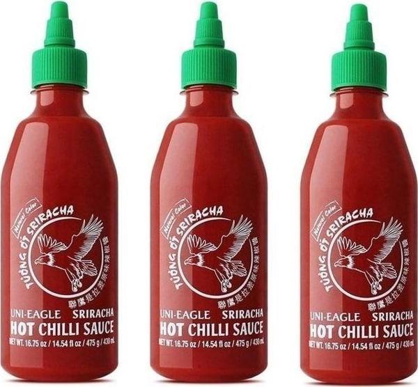 Thaiworld - Uni Eagle Sriracha Sos Uni Eagle 475 Gr X 3 Adet - Image 1