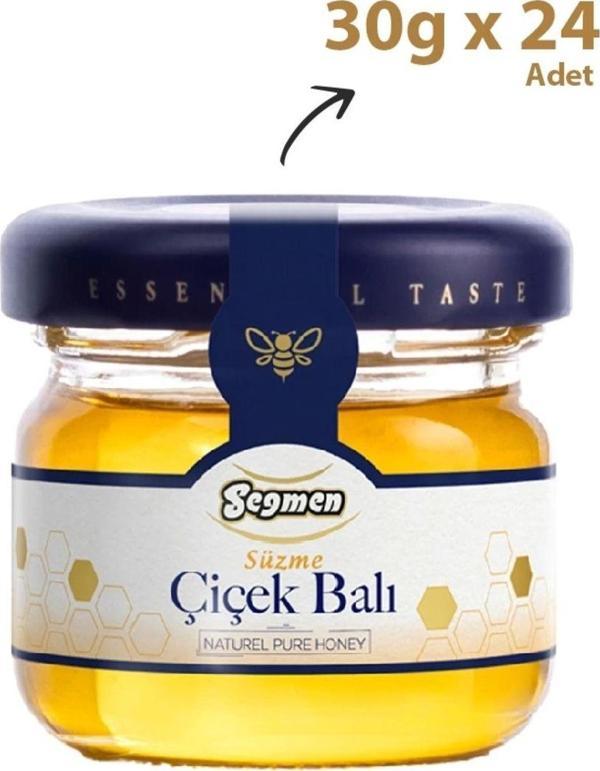 Seğmen Süzme Çiçek Balı Kavanoz 30G  12'Li - Image 1