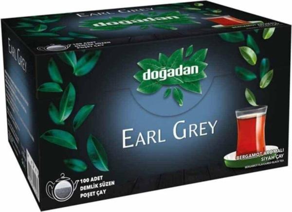 Doğadan Earl Grey Gizli Bahçe Demlik Poşet 100Lü 3.2G - Image 1