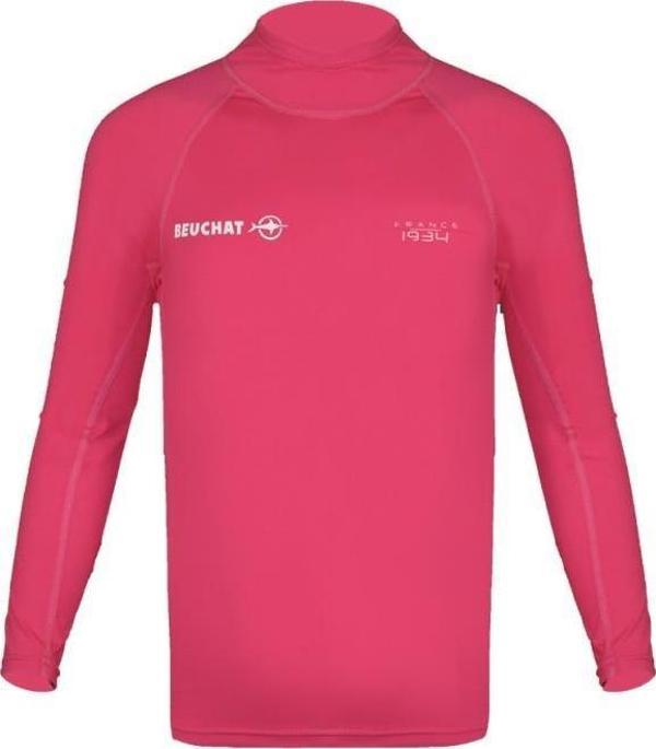 BEUCHAT Rash Guard Çocuk, ATOLL Uzun Kol, Pembe - Image 1