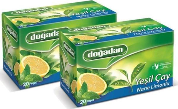 Doğadan Yeşil Çay Nane Limon Karışımı 20'Li X 2 Adet - Image 1