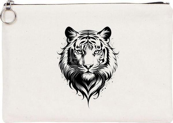 Beyaz Penguen Tattoo Tablet/Portföy Çanta - Astarlı 30X21 Cm Beyaz - Image 1