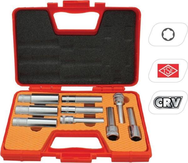 Rico 007-Rc7014 9Pc 1/2” Iç Torx E Lokma Seti Uzun - Image 1
