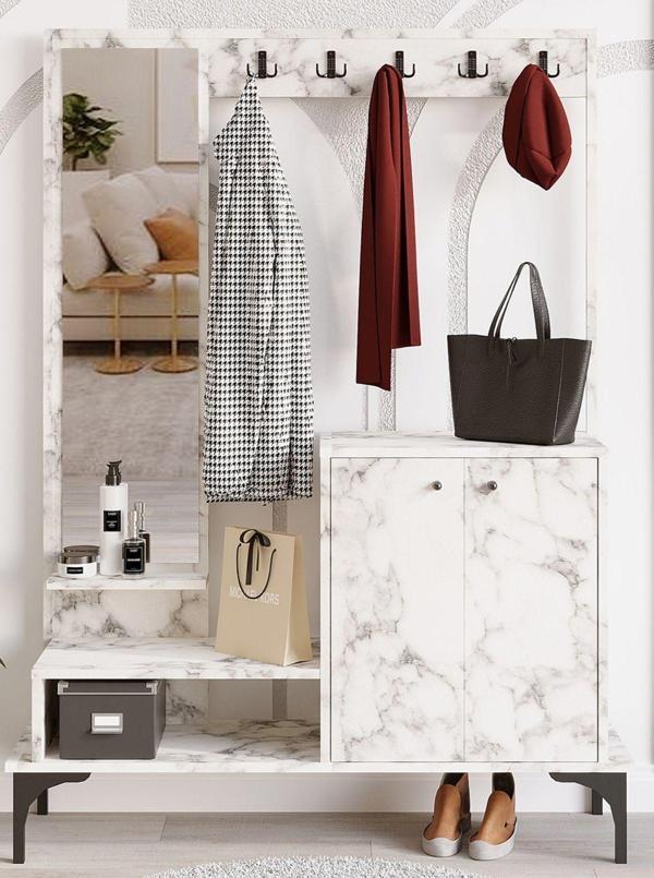 Decormet Andy Vestiyer Carrara Marble - Image 1