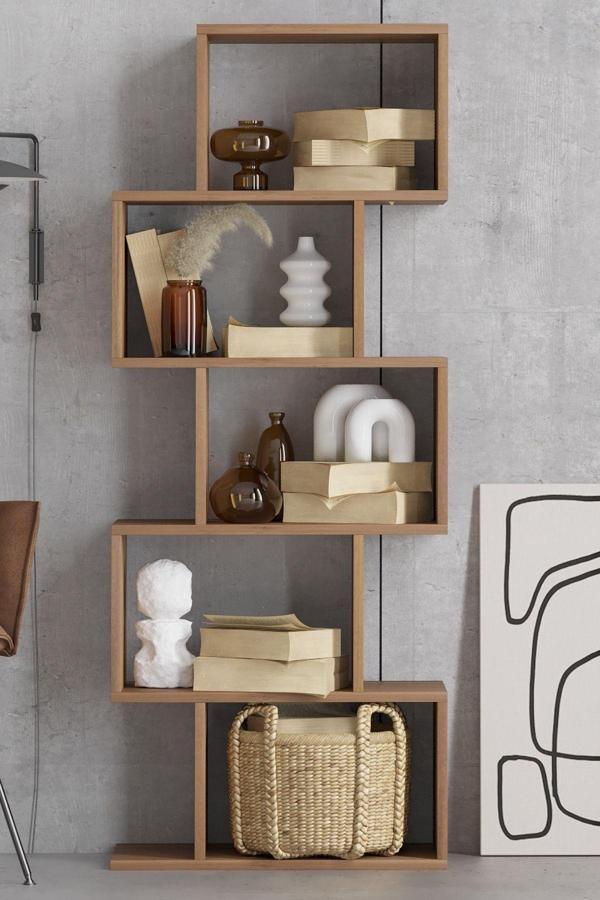Decormet Meriç Kitaplık Ceviz - Image 1