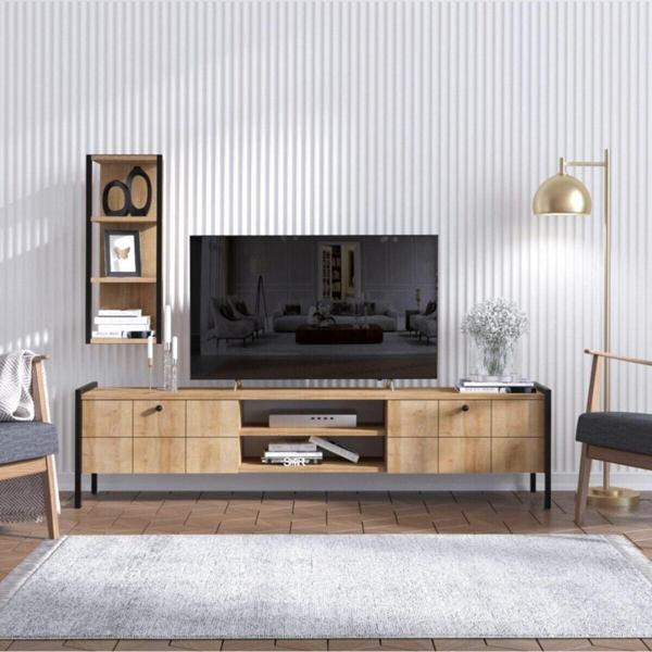 Decormet Paola Tv Sehpası Safir Meşe - Image 1