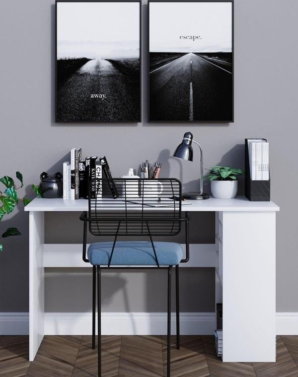 Decormet Akasya Çalışma Masası Beyaz - Image 1