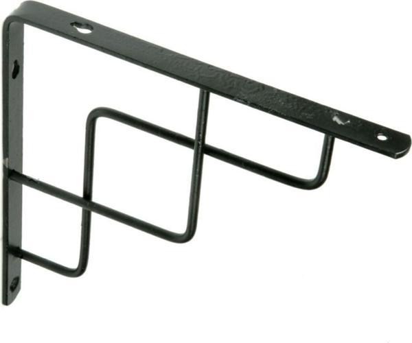 Decormet Zig Zag Raf Altı Konsol 250 X 250 Siyah ( 2 Adet ) - Image 1