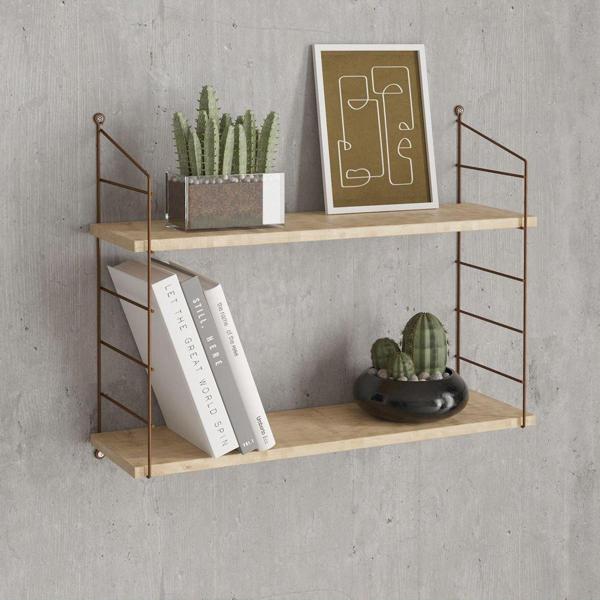 Decormet Armoni Raf Seti 2 Raflı 200X720 Safir Meşe - Malibu 015 0010 058 020 84 - Image 1
