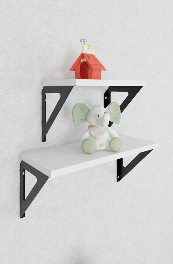 Decormet Üçgen Raf Seti 2'Li - Image 1