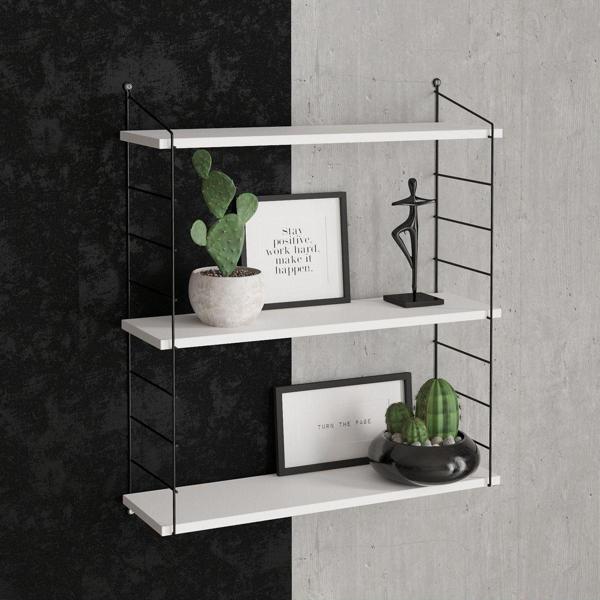 Decormet Armoni Raf Seti 3 Raflı 200X720 Beyaz 015 0010 085 020 50 - Image 1