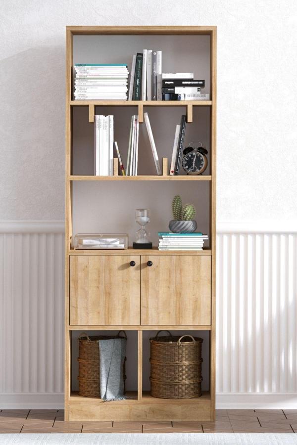 Decormet Marisa Kitaplık Safir Meşe - Image 1
