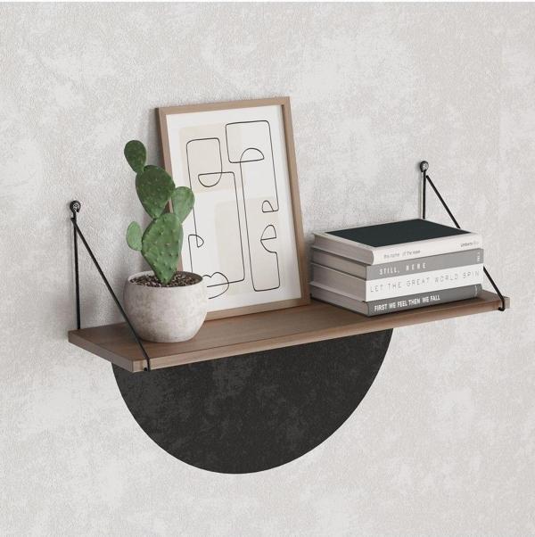 Decormet Armoni Raf Seti 1 Raflı 200X720 Ceviz 015 0010 020 020 53 - Image 1