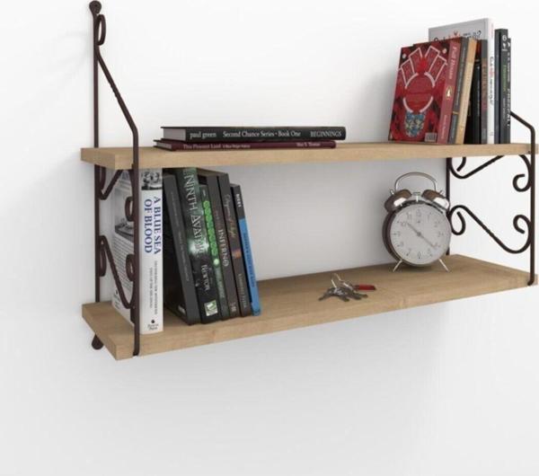 Decormet Seramoni Raf Seti 2 Raflı 200X720 Safir Meşe - Malibu - Image 1