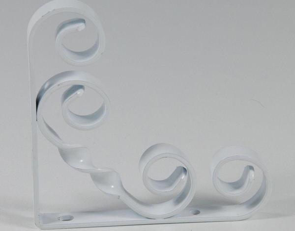 Decormet Burgulu Raf Altı Konsol  300Mm Beyaz - Image 1