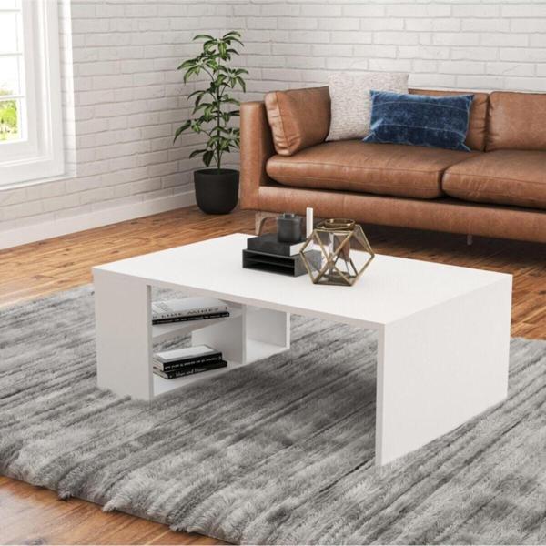 Decormet Defne Sehpa Beyaz - Image 1