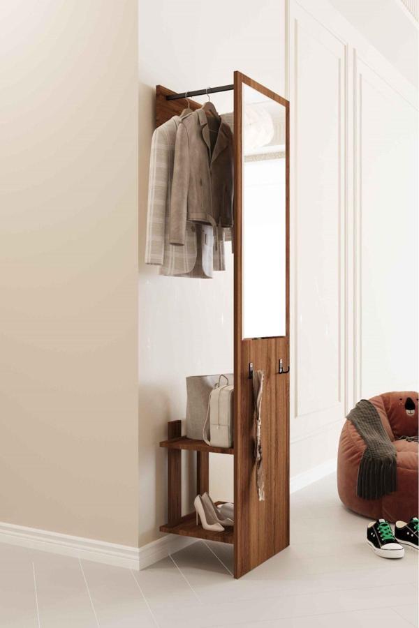 Decormet Graffe Vestiyer Ceviz - Image 1