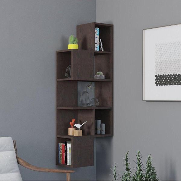 Decormet Leylak 2 Duvar Rafı Wenge - Image 1