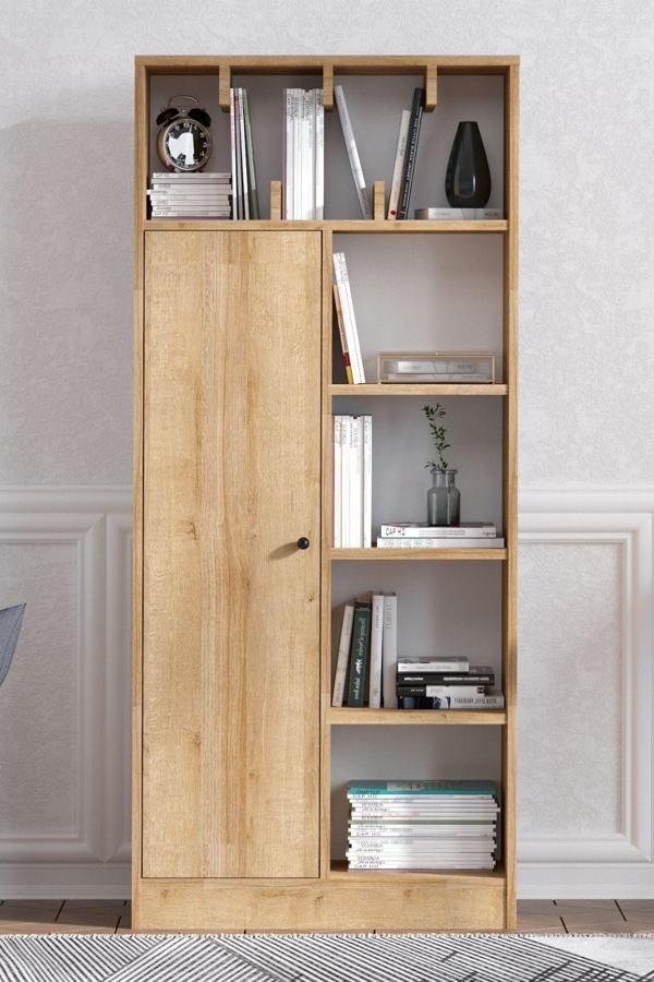 Decormet Jemma Kitaplık Safir Meşe - Image 1