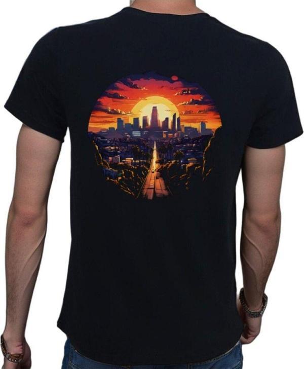Beyaz Penguen City T-Shirt Siyah M - Image 1