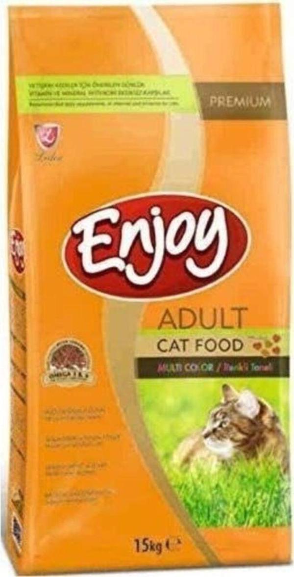 Yetişkin Renkli Kedi Maması 15 Kg - Image 1